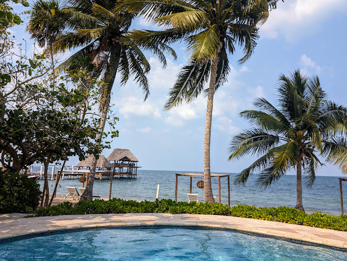 Beachfront bungalow with hammock and ocean view in Hopkins
